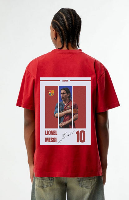 LIONEL MESSI / YOUNG BARCELONA STAR T-SHIRT
