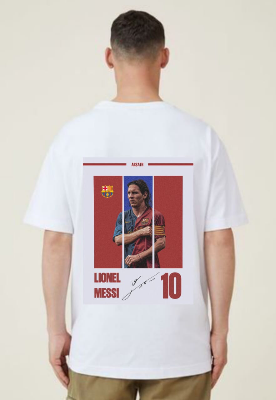LIONEL MESSI / YOUNG BARCELONA STAR T-SHIRT